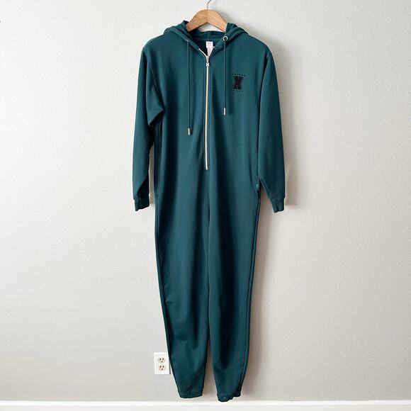Savage x Fenty Forever SavageShowgirl Hooded Jumpsuit HunterGreen size medium - Picture 3 of 13